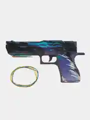Индиго деревянный пистолет резинкострел CS:GO