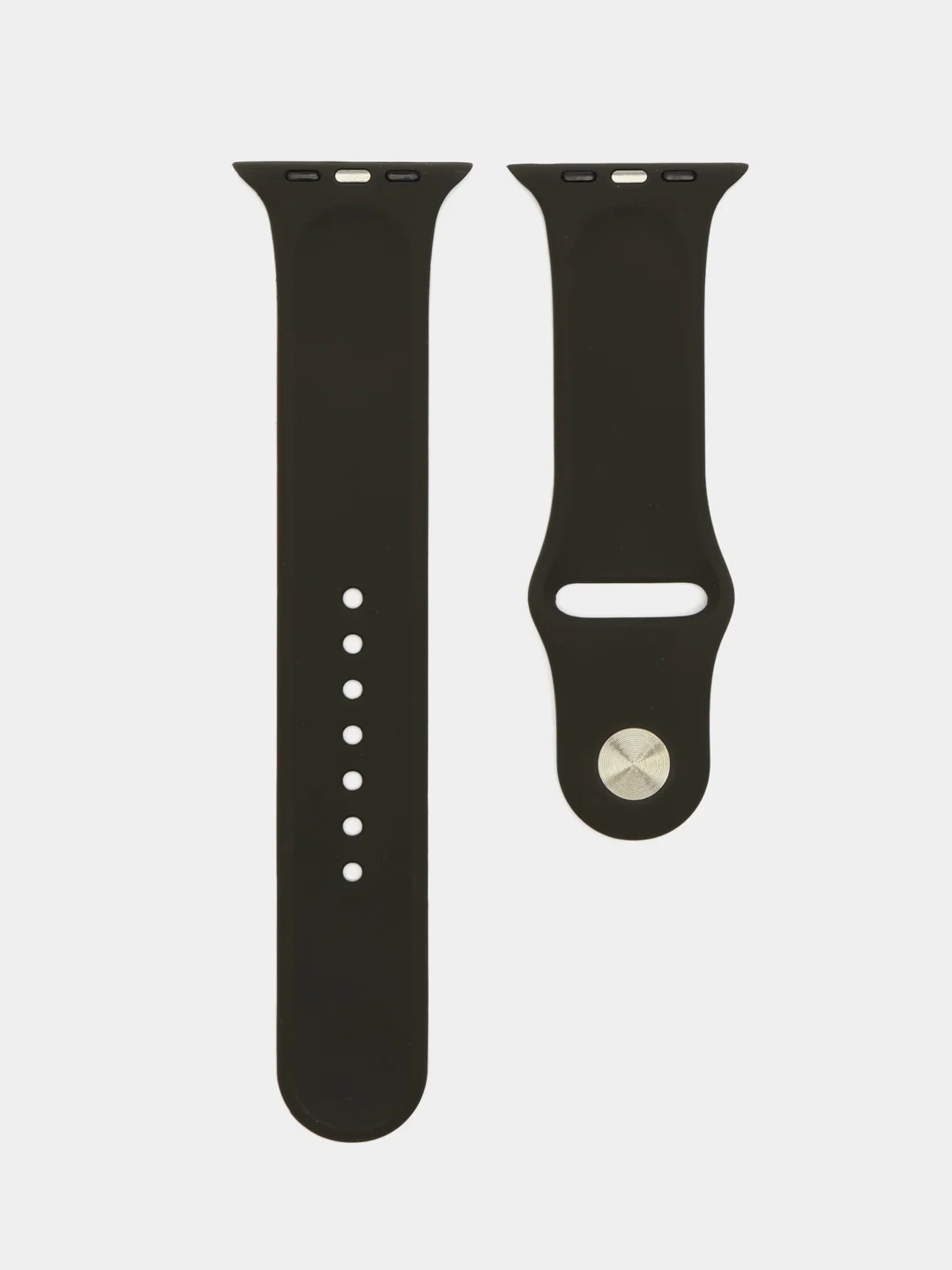Оливковый ремешок силиконовый Apple Watch