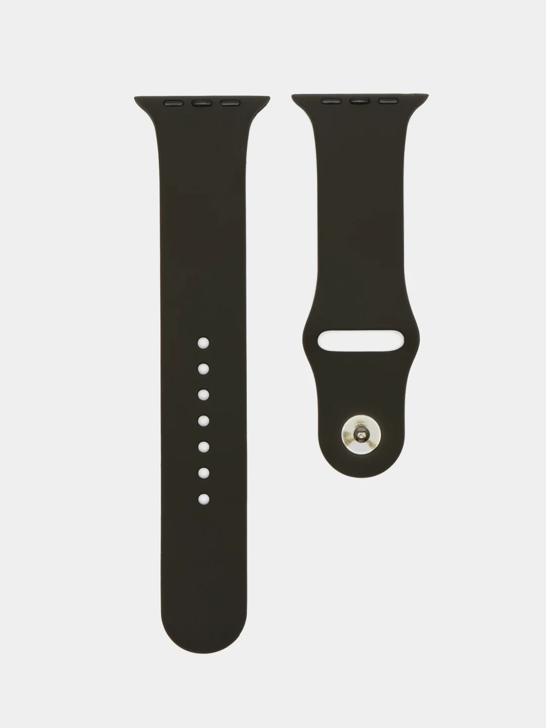 Оливковый ремешок силиконовый Apple Watch