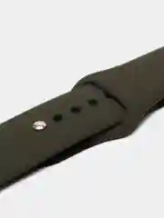 Оливковый ремешок силиконовый Apple Watch