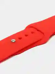 Красный ремешок силиконовый Apple Watch