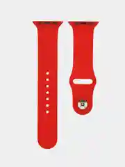 Красный ремешок силиконовый Apple Watch