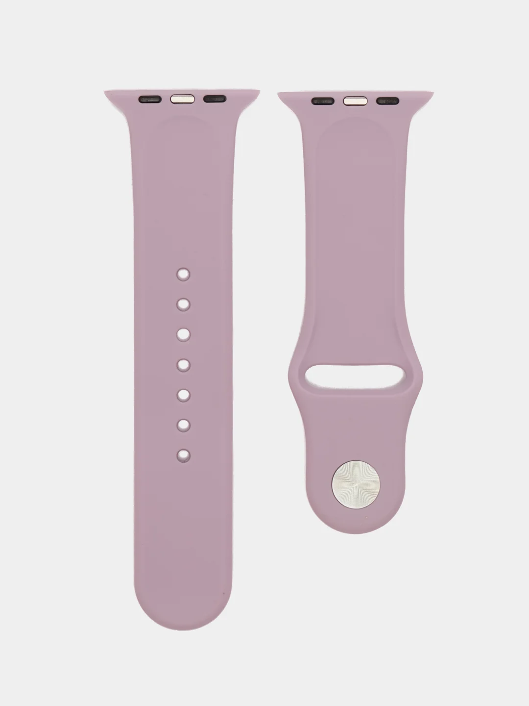 Лавандовый ремешок силиконовый Apple Watch