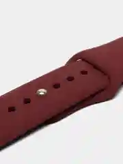 Бордовый ремешок силиконовый Apple Watch