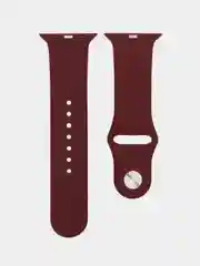 Бордовый ремешок силиконовый Apple Watch
