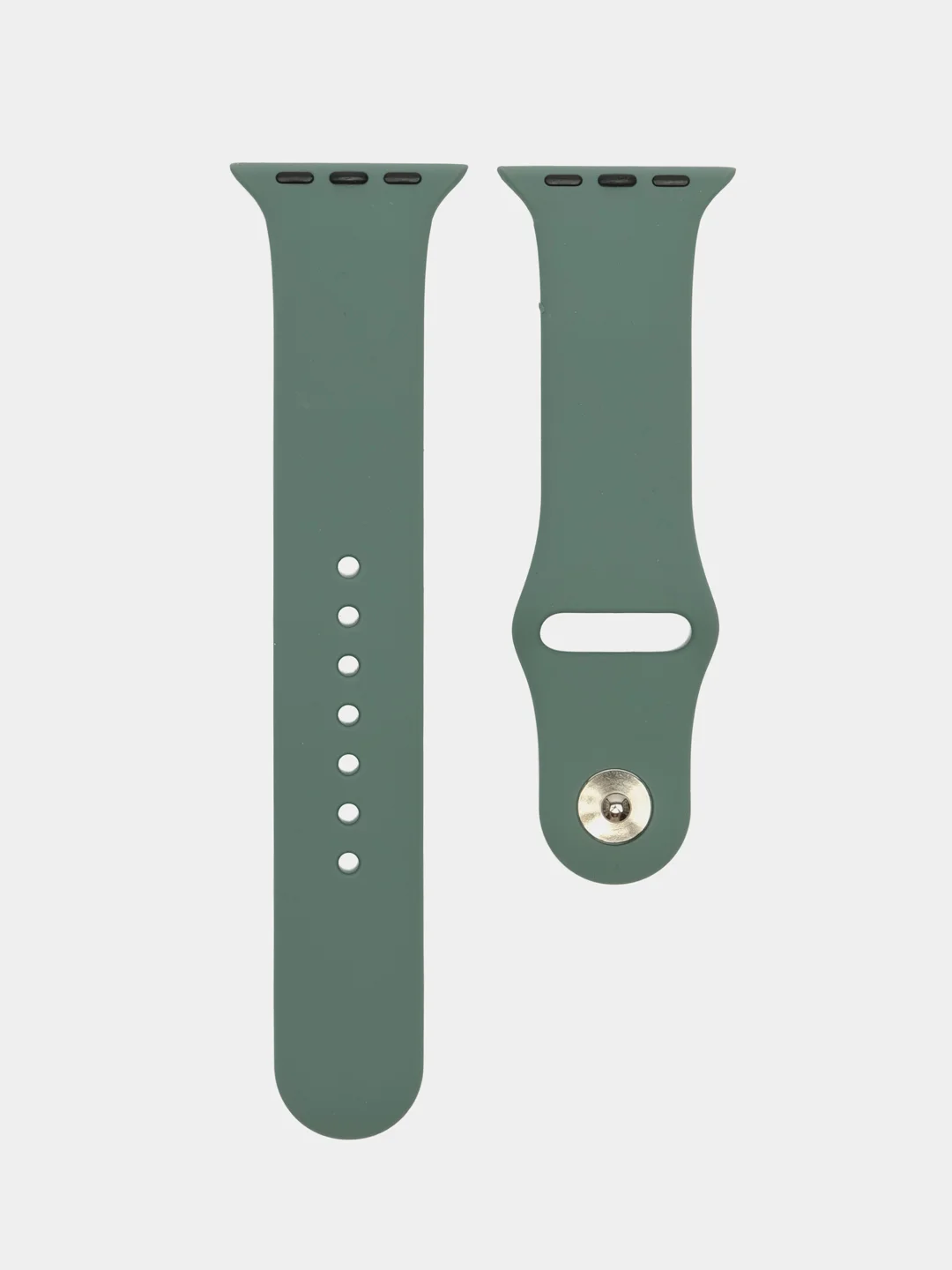 Белый ремешок силиконовый Apple Watch