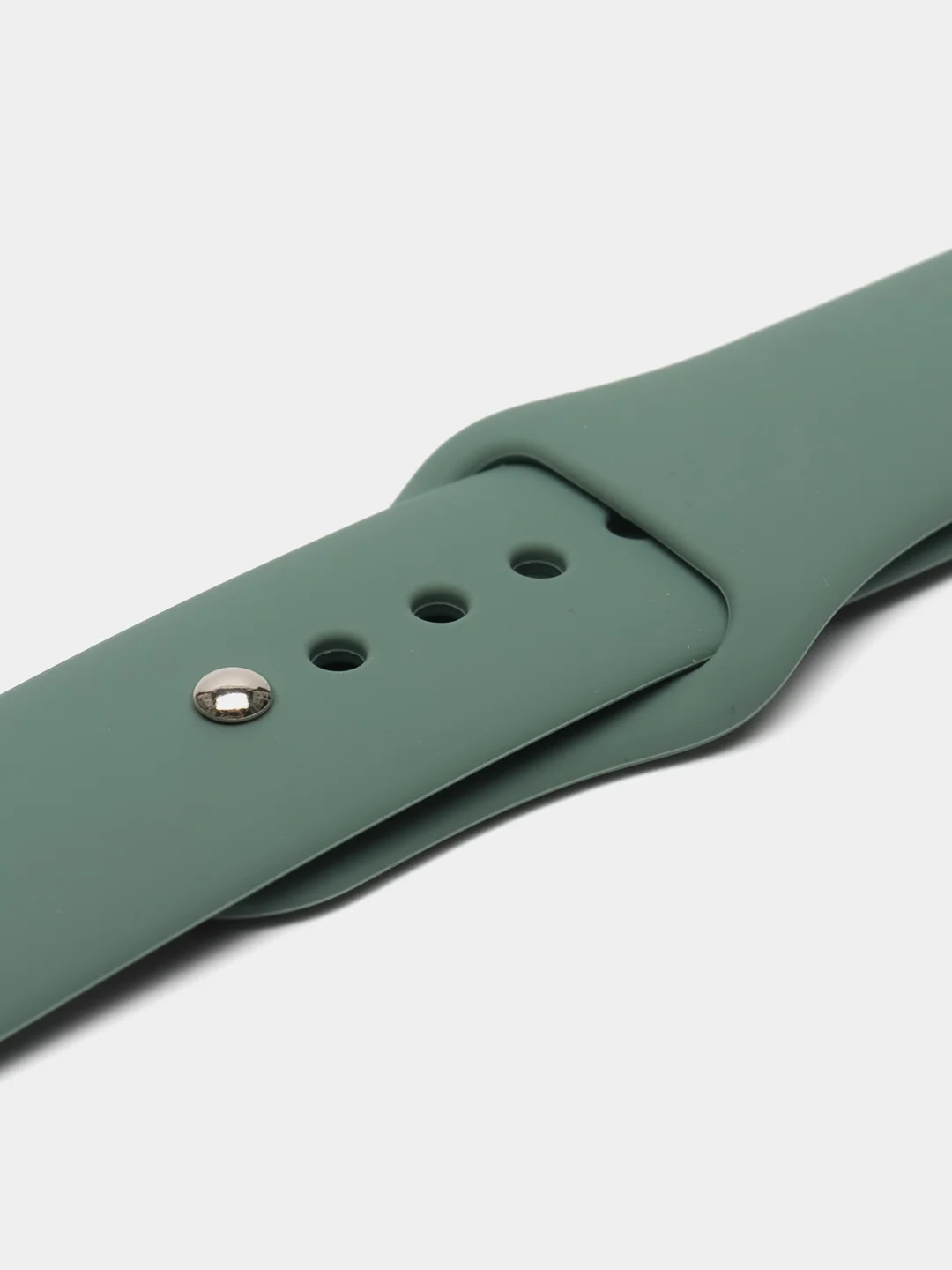 Белый ремешок силиконовый Apple Watch