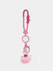 Фиолетовый брелок для рюкзака и ключей Hello Kitty Sinnamoroll, с жидкостью внутри и фигуркой