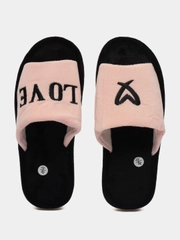 Тапочки "Сердечко" домашние, женские  открытые