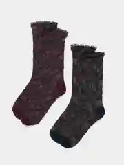 Носки женские, высокие, 2 пары