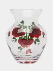Алый ваза для небольших букетов, стекло