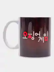 Алый кружка "Игра в кальмара"