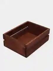 Коричневый деревянная подставка для специй/деревянный ящик/декоративный ящик/ящик для хранения