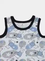 Белый майка детская для мальчика, комплект майка и трусы,нижнее белье хлопок для малышей