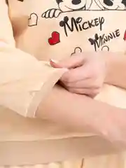 Бежевый женский костюм-двойка