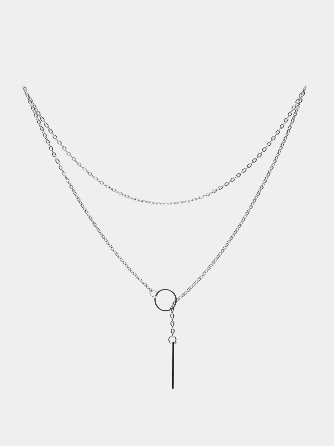 Серебряный цепочка женская, 2 цвета