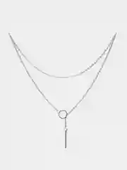 Серебряный цепочка женская, 2 цвета
