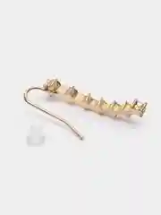 Золотой серьги каффы женские