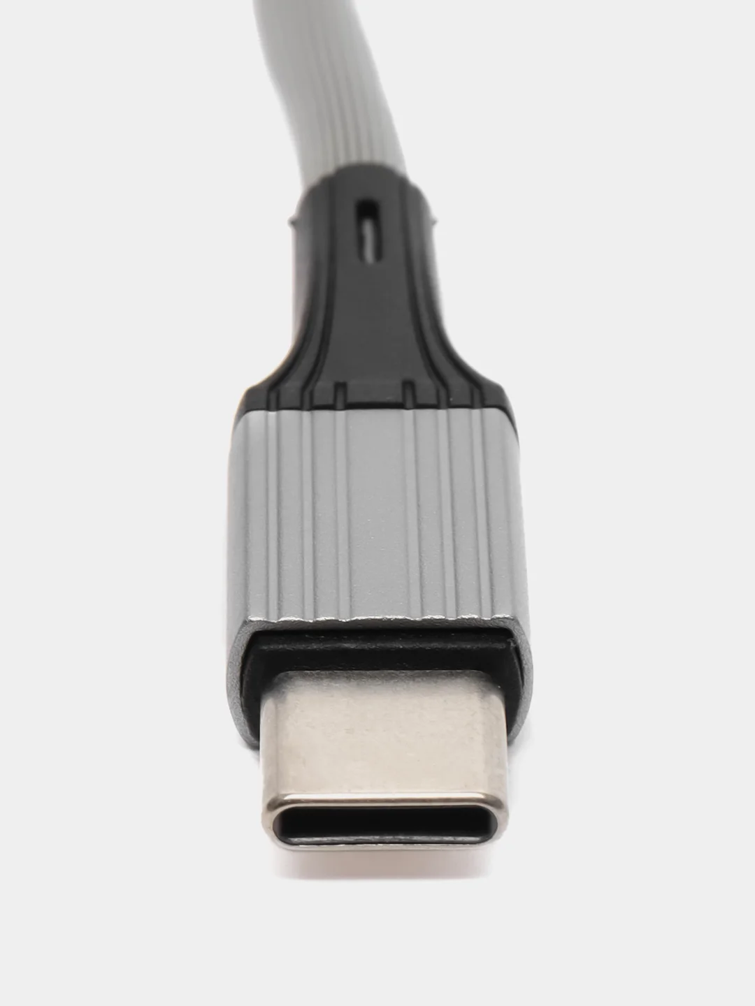 Серебряный кабель Micro USB / Lightning / Type-C, для зарядки телефона