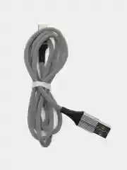 Серебряный кабель Micro USB / Lightning / Type-C, для зарядки телефона