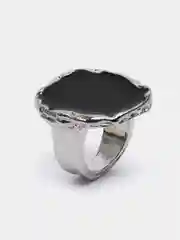 Серебряный кольцо женское, широкое, не регулируемое