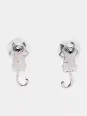 Серебряный серьги женские, пуссеты