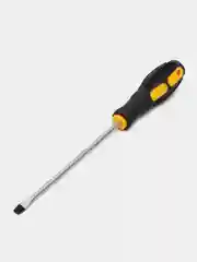 Черный отвертка крестовая, плоская.  SL7*150 PH2*100, двухкомпонентная рукоятка Anti-Slip