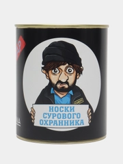 Носки мужские в банке 5 пар,подарочные носки