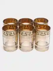 Кремовый набор стопок, 6 штук