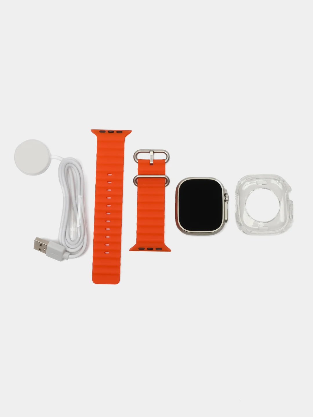 Оранжевый смарт часы Smart Watch S8 Ultra MAX, 49 мм