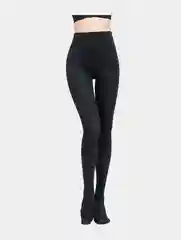 Черный колготки из микрофибры, женские, утепленные, 280 ден