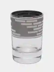 Тёмно-серый набор стопок, 6 штук