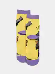 Желтый женские короткие носки