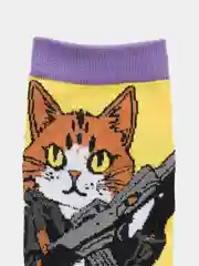Желтый женские короткие носки