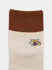 Бежевый женские короткие носки
