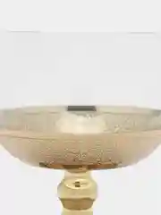 Коралловый меланж ваза на ножке для фруктов, конфетница в подарочной упаковке