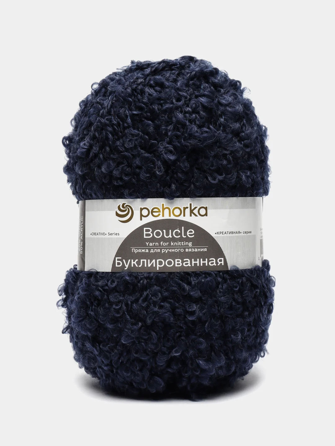 Зеленый пряжа Пехорка Буклированная 30% мохер, 20% шерсть, 50% акрил, 200г 220м