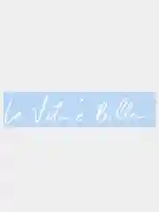 Белый наклейка на авто / машину / стекло "la vita e bella - Жизнь прекрасна" 28x6см