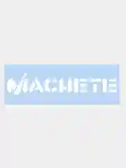 Белый наклейка на авто / машину / стекло "MACHETE-МАЧЕТЕ" 25х5см