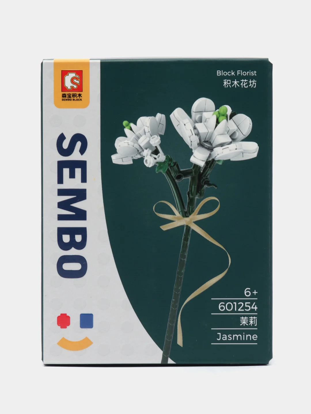 Слоновая кость конструктор блочный, серия цветы SEMBO, детали совместимы с лего мировых брендов