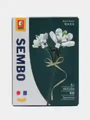 Слоновая кость конструктор блочный, серия цветы SEMBO, детали совместимы с лего мировых брендов