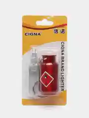 Красный брелок-зажигалка "Вечная спичка - огниво"
