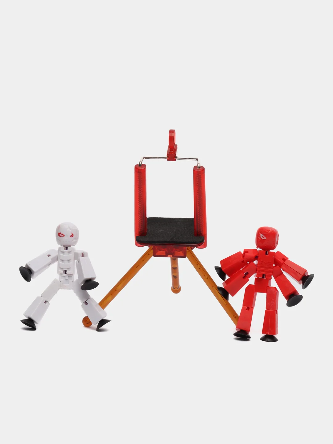 Желтый большой игровой набор фигурок Stikbot (Стикбот), со штативом / Игровой набор Stikbot
