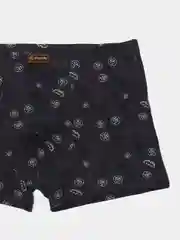 Синий меланж мужские трусы боксеры