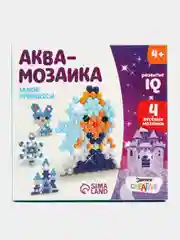Розовый аквамозаика/аква мозаика/Аквапиксели для детского творчества,набор бусин,игра развивающая