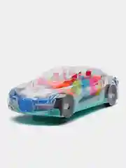 Гоночная машина с шестеренками Concept Racing, прозрачная, разноцветная