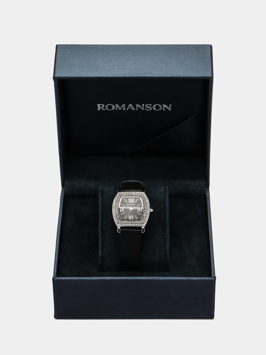 Серебряный часы наручные Romanson