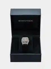 Серебряный часы наручные Romanson
