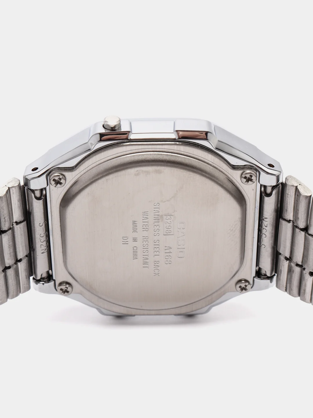 Бежевый часы наручные электронный Casio Vintage A-168
