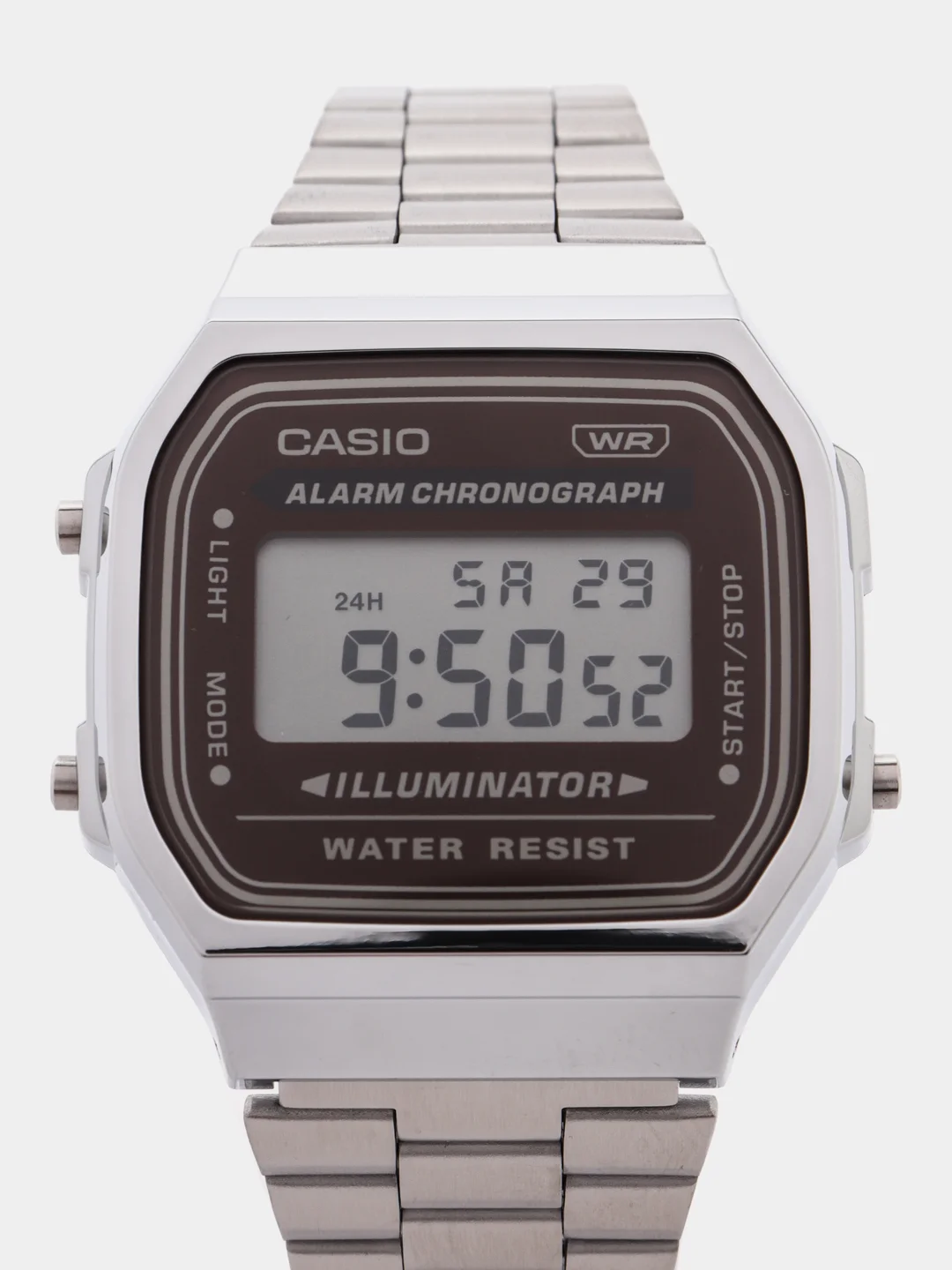 Бежевый часы наручные электронный Casio Vintage A-168